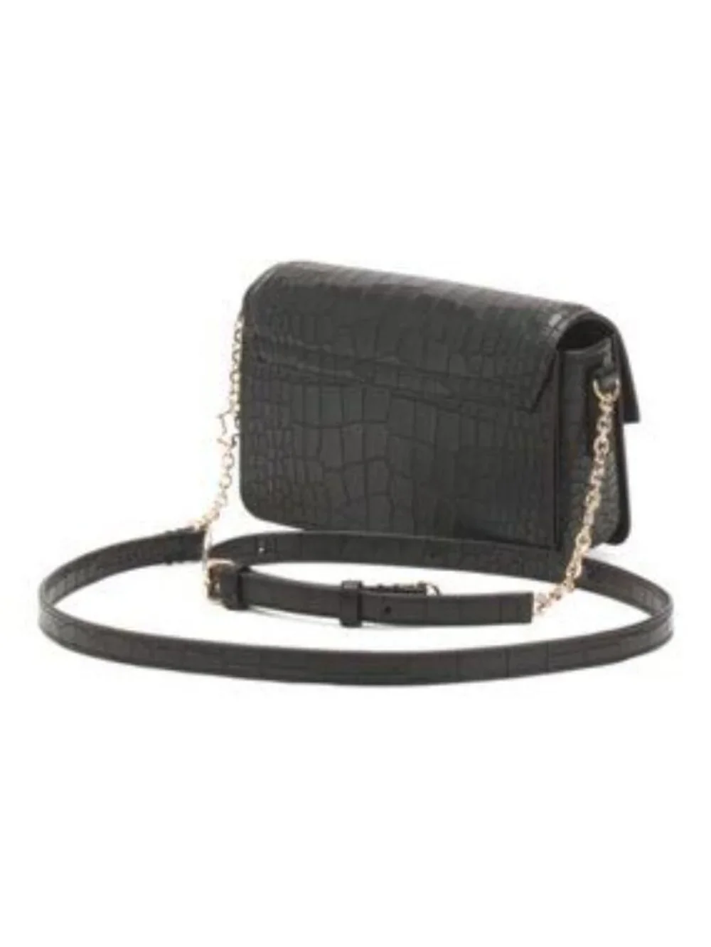 RADLEY LONDON Leather Albert Road Faux Crocodile Mini Flap Over Crossbody